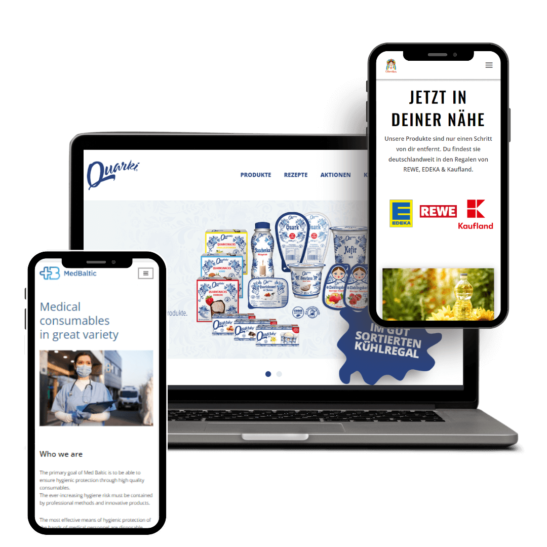Web design hero Mockup